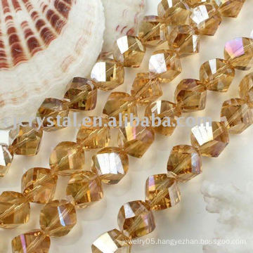 yiwu crystal twist beads